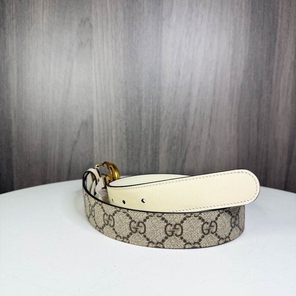 Gucci GG Supreme Marmont wide belt main image 3